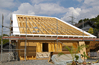Holzrahmenhaus Tag 2