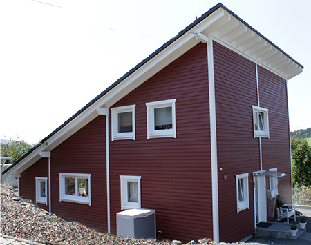 Holzrahmenhaus Sonnendach
